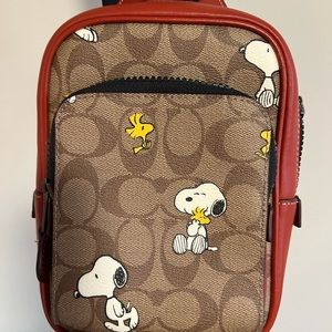 Coach Snoopy unisex crossbody